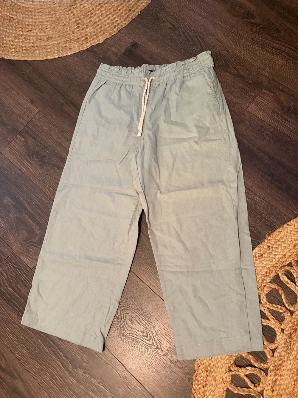 J. Crew Men's Light Sage Drawstring Joggers